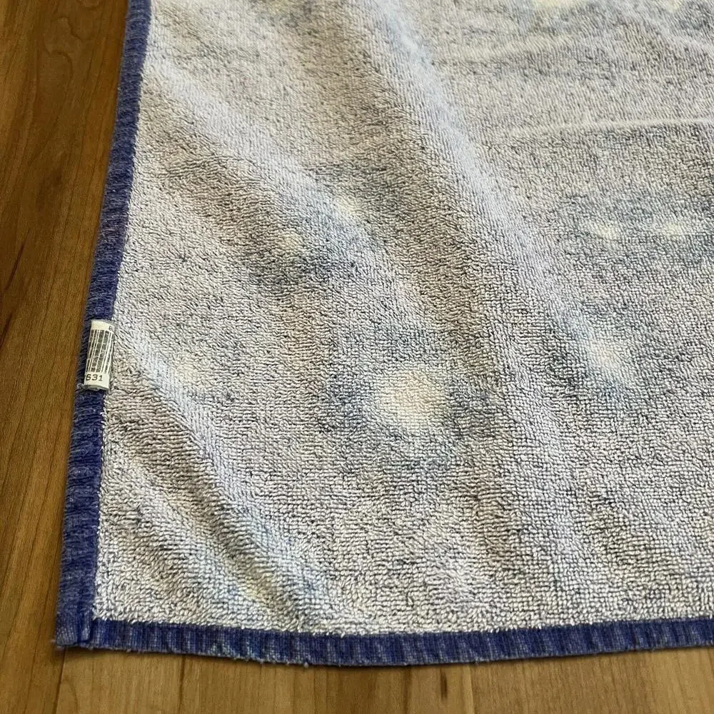Vintage Coca Cola Bath Beach Towel Polar Bear Roller Skating 1998 90s 54”x26.5”